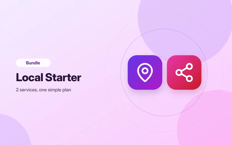 Local Starter bundle: Google Business Profile Optimization, Social AI (Standard)