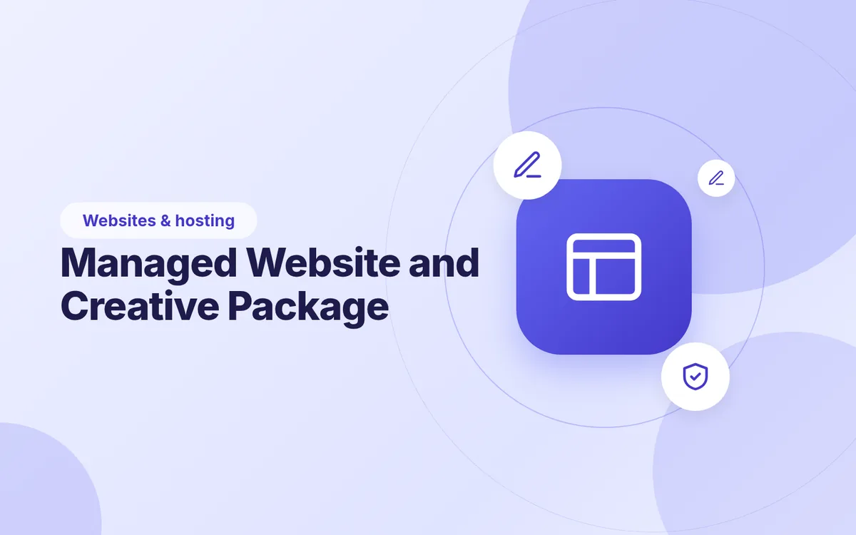 Managed Website and Creative Package
