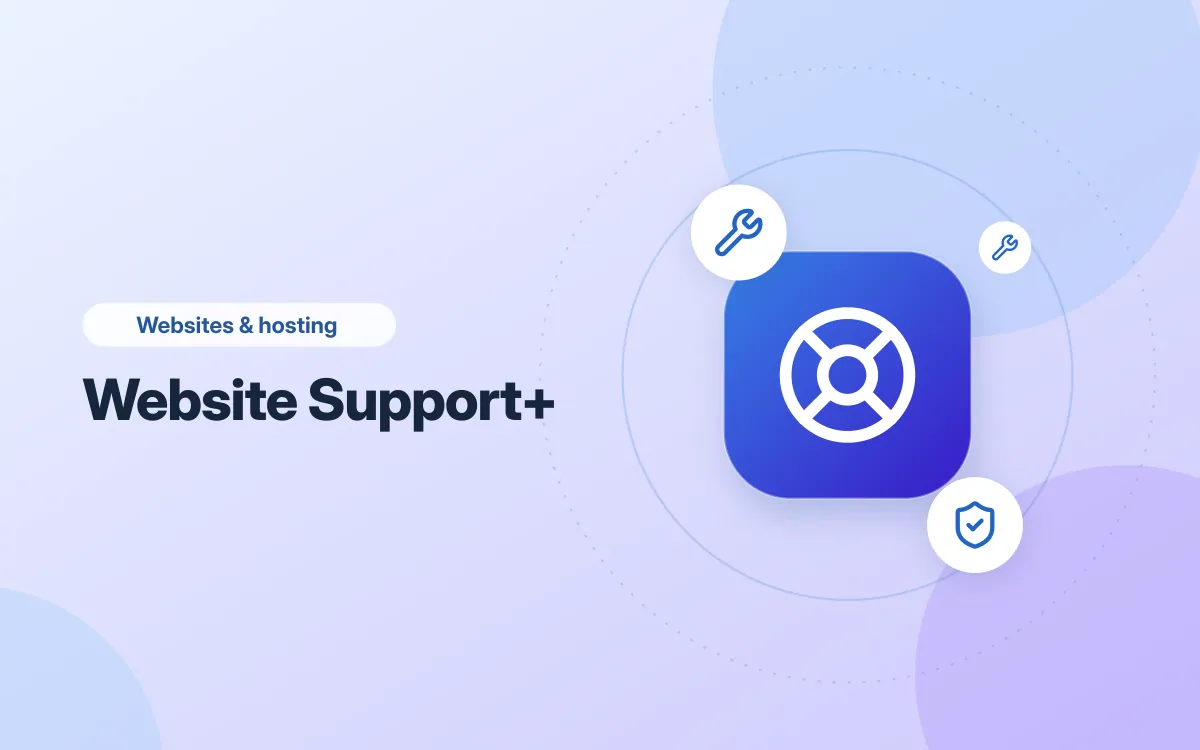 Website Support+, Websites & hosting